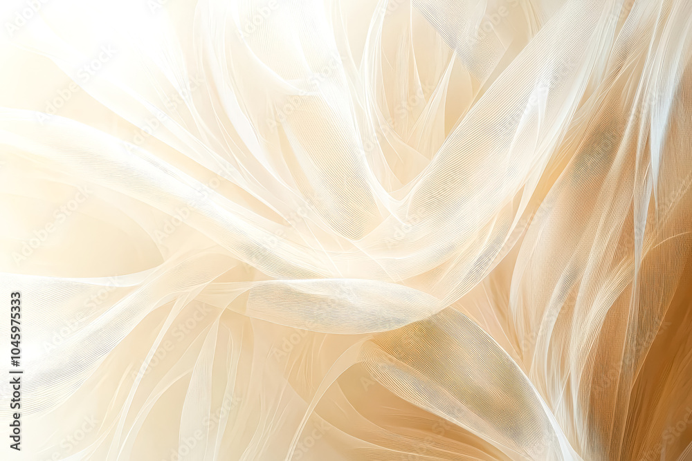 White and tan background with a pattern of waves. The waves are very thin and the background is very light White and tan background with a pattern of waves. The waves are very thin and the background is very light