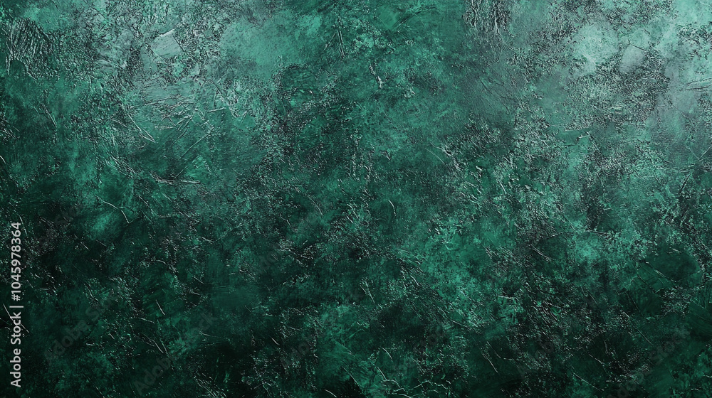 Obraz premium Green Textured Background Abstract Wall Rustic Surface Design Element Dark Green Vint