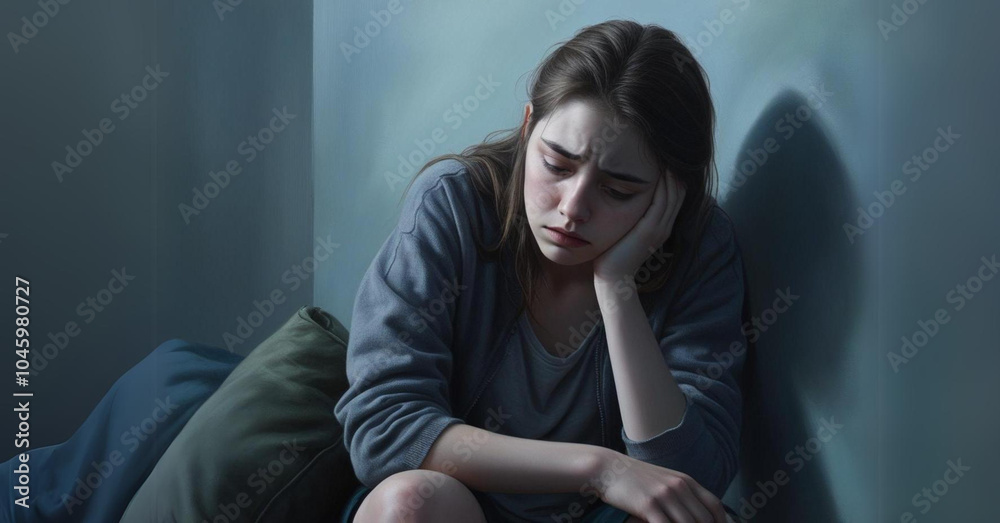 Untitled design - Sad and Depressed Young Woman Untitled design - Sad and Depressed Young Woman