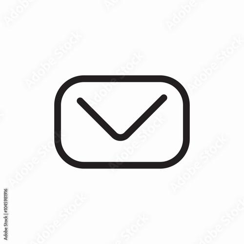 message mail icon sign vector