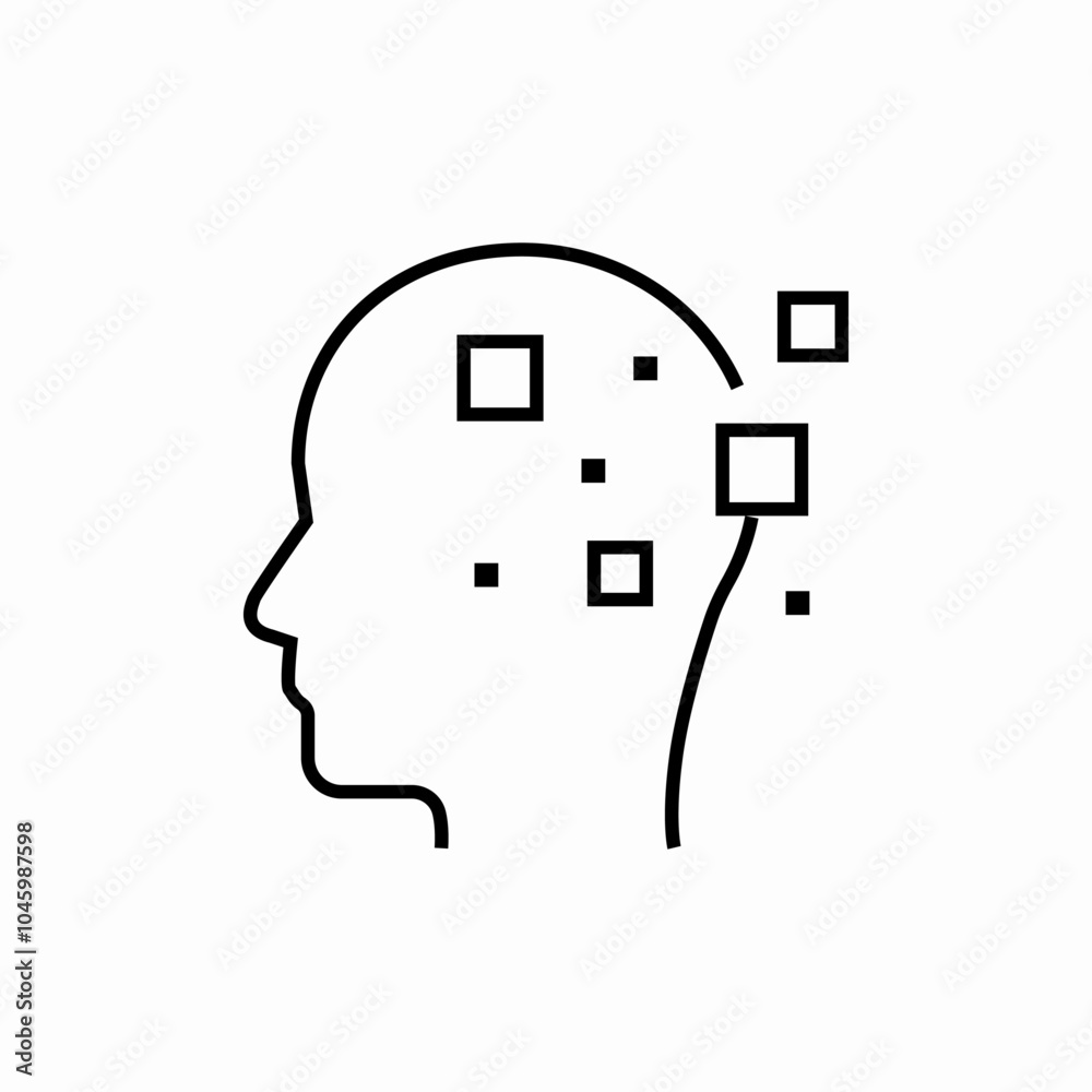 brainstorm mind icon sign vector brainstorm mind icon sign vector