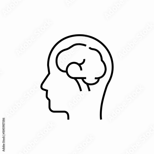 brain royalty icon sign vector