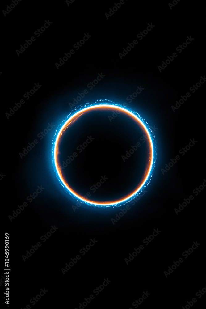 Obraz premium Abstract Electric Circle