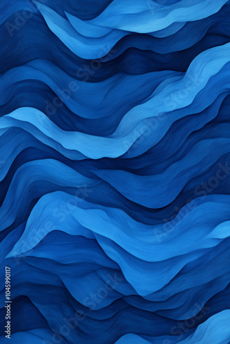 Abstract blue waves background