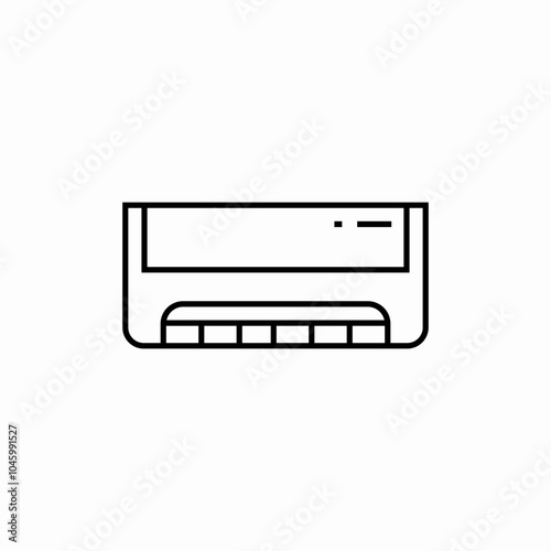 air conditioner icon sign vector