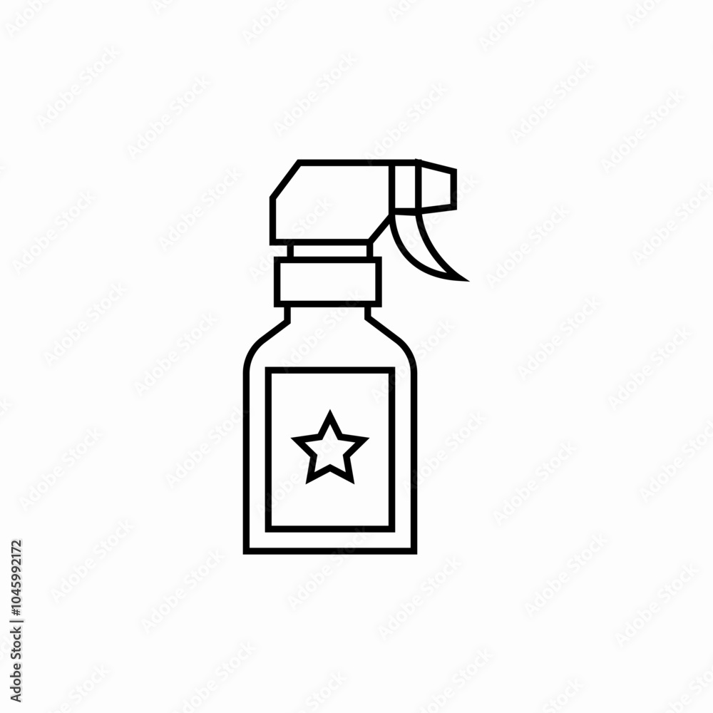 cleaner spray icon sign vector