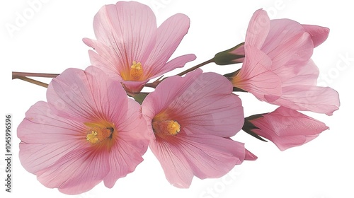 Summer Garden Delight: Pink Evening Primrose Flowers 