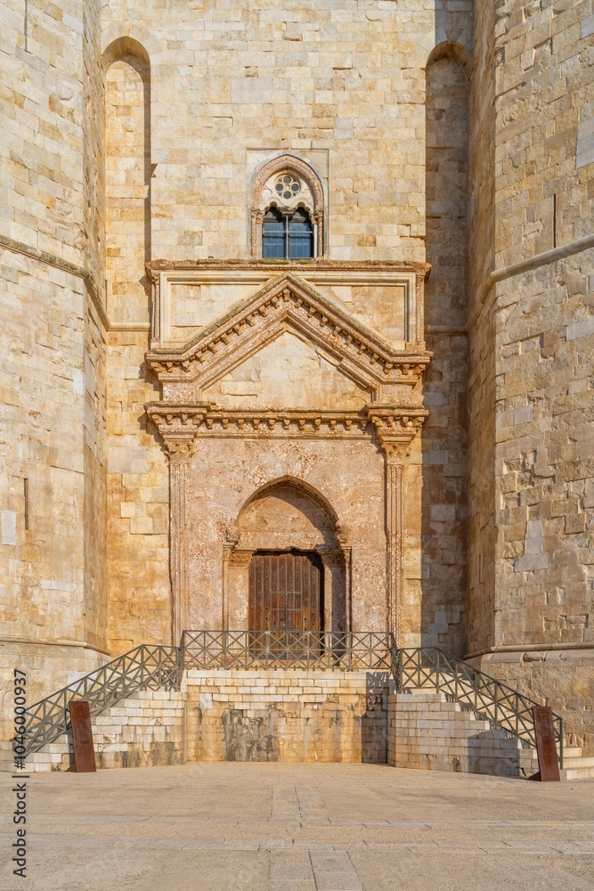 Fortress of Frederick II of Swabia, Castel del Monte, Andria, Western Murge, Barletta, Puliglia, Italy Fortress of Frederick II of Swabia, Castel del Monte, Andria, Western Murge, Barletta, Puliglia, Italy