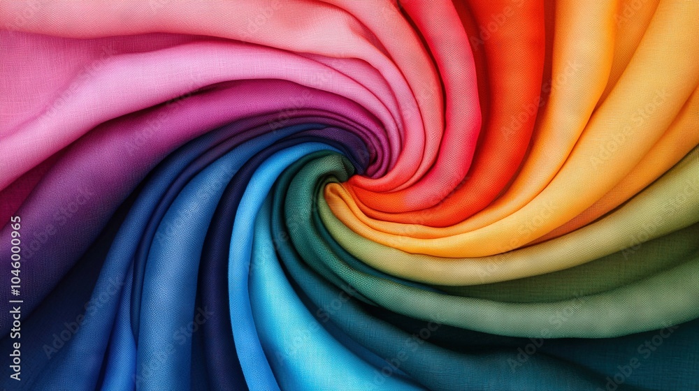 Multicolored fabric with a massive hole in the center Multicolored fabric with a massive hole in the center