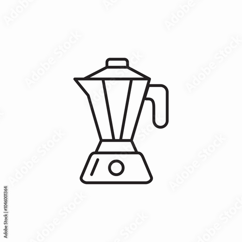 coffee kettle icon sign vector