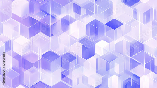 Intricate Cube Patterns Create a Modern Technology-Inspired Backdrop for Creative Projects