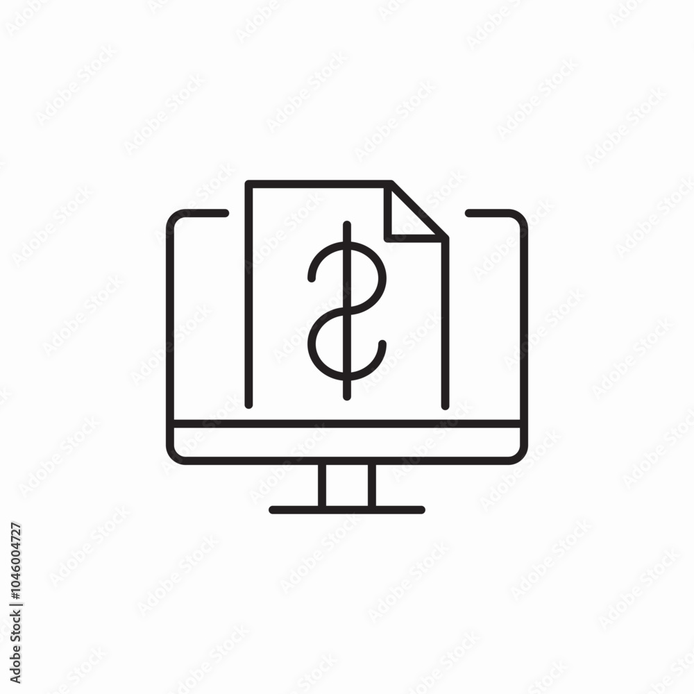 heart pulse screen icon sign vector heart pulse screen icon sign vector