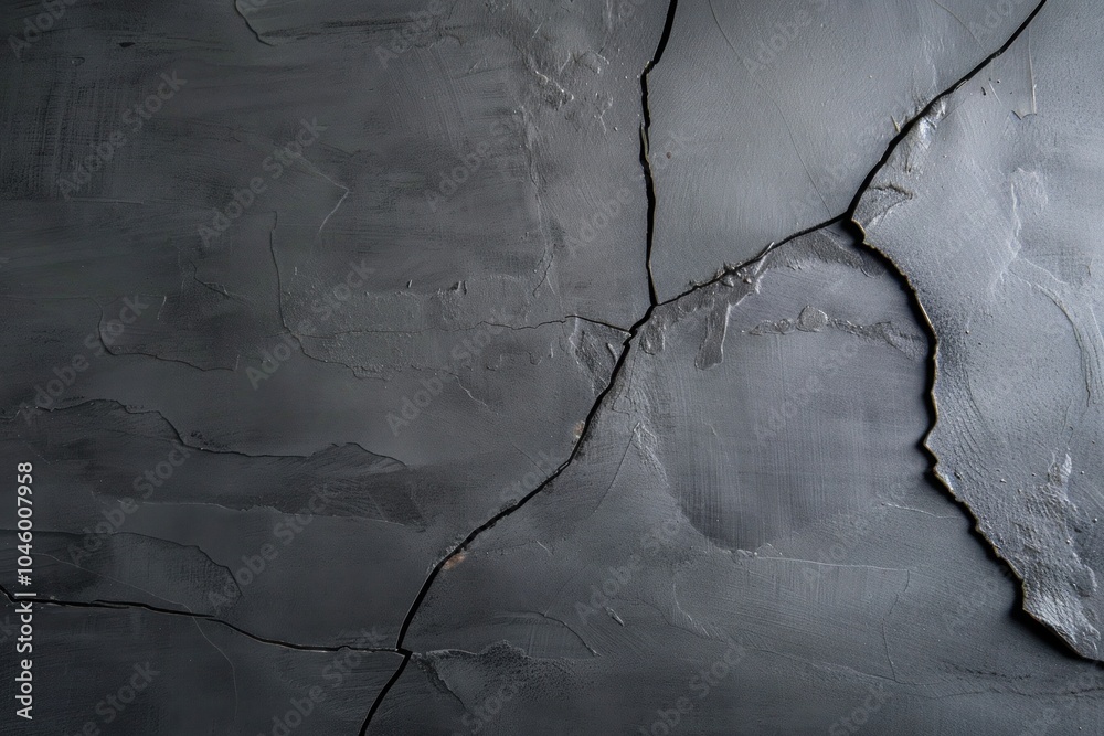 Fototapeta premium Industrial Chic: Textured Gray Concrete Wall for Backgrounds, Backdrops, and Design Elements