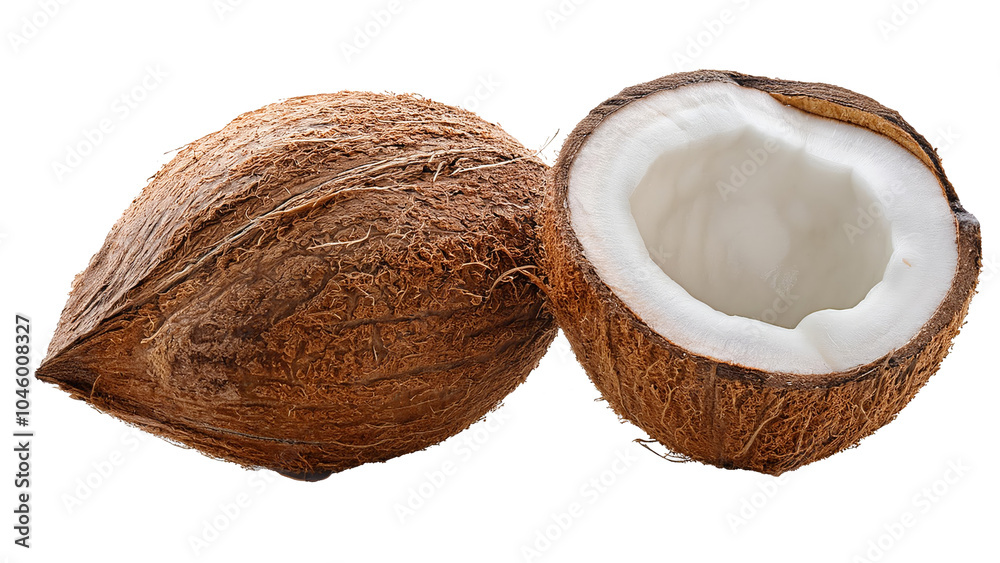 Coconut close up isolated Coconut close up isolated
