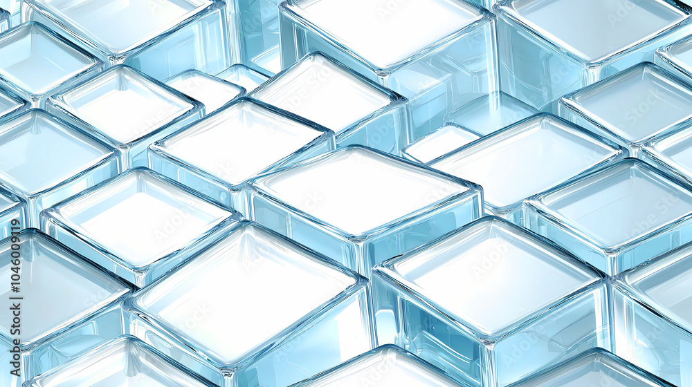 Dynamic Cubes Forming a Sleek and Modern Background Showcasing Technology's Elegant Design