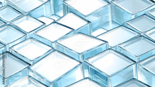 Wallpaper Mural Dynamic Cubes Forming a Sleek and Modern Background Showcasing Technology's Elegant Design Torontodigital.ca