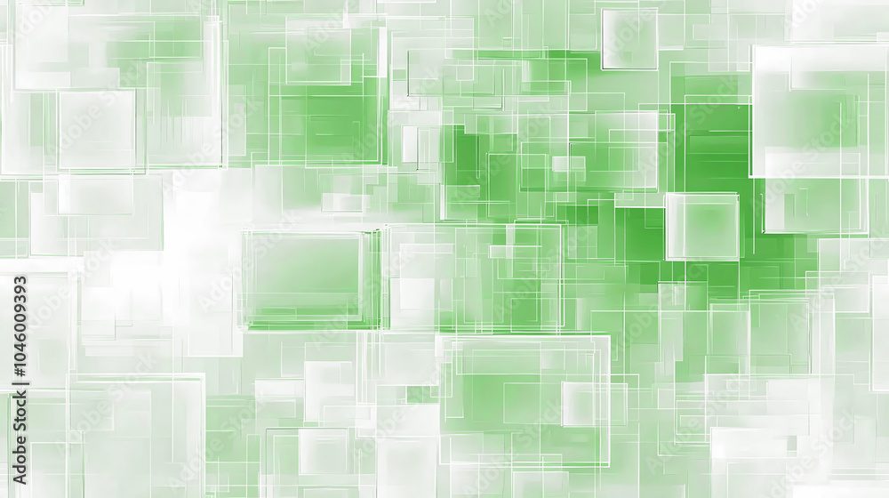 Abstract Green Cubes Background Representing Technology and Innovation in a Modern Digital World Abstract Green Cubes Background Representing Technology and Innovation in a Modern Digital World