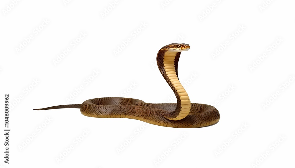 Fototapeta premium King Cobra Side View