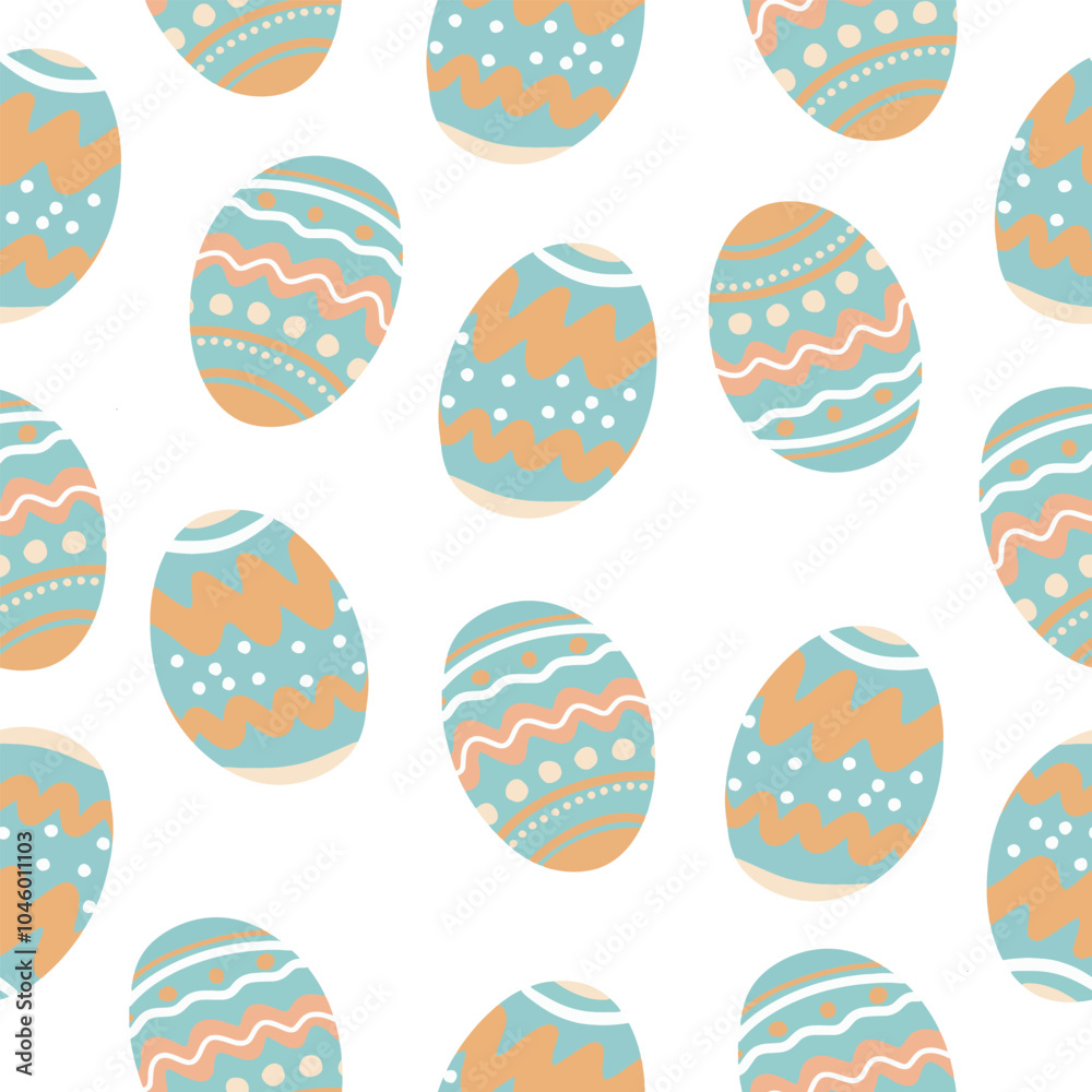 Easter pattern. Seamless Easter vector pattern for decoration Easter pattern. Seamless Easter vector pattern for decoration