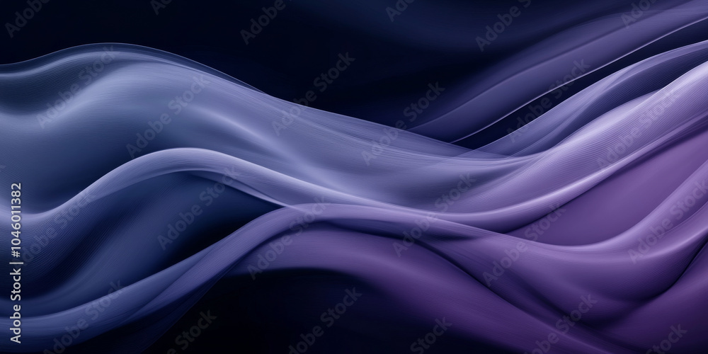 Obraz premium Elegant and sophisticated abstract gradient background transitioning from deep navy to soft lavender, with a subtle grainy texture, perfect for modern and minimalist design projects