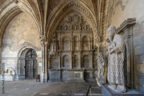 Cloister, Santa María De León Cathedral, León, Castile and León, Spain, León, Castile and León, Spain photo