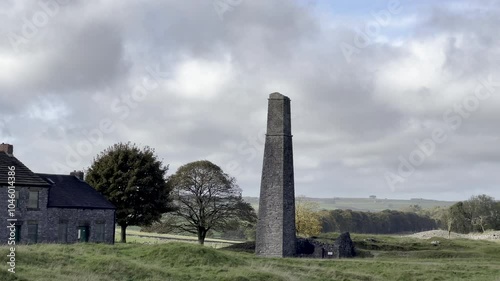 B-roll of Magpie Mine in the Derbyshire Peak District National Park. photo