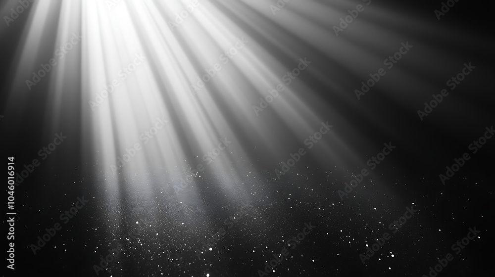 Glowing sun rays on black background Glowing sun rays on black background