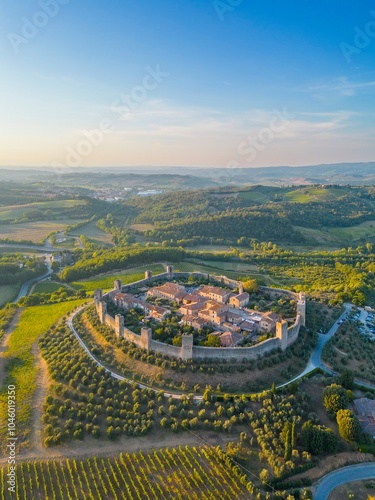 Monteriggioni, Siena, Tuscany, Italy