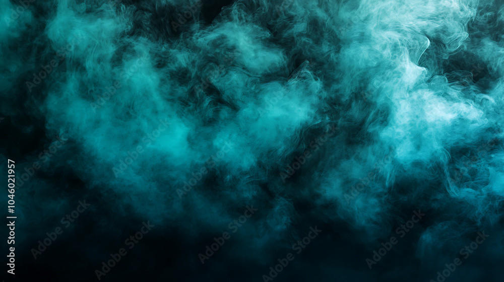 Abstract backdrop Cloud of green and blue smoke on a black isolated background soft mystery horror design spooky background texture concept Abstract backdrop Cloud of green and blue smoke on a black isolated background soft mystery horror design spooky background texture concept