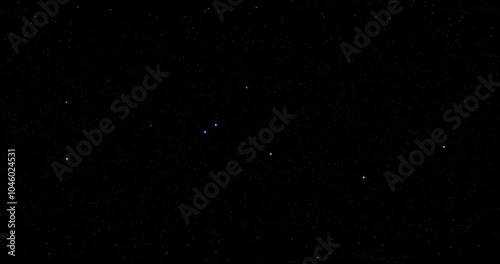 Fototapeta Naklejka Na Ścianę i Meble -  3d rendering. Space background stars.