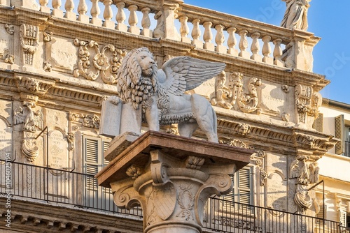 Piazza delle Erbe, Verona, Veneto, Italy photo