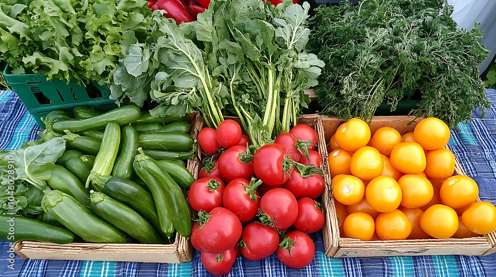 Farmers Market Fresh Vegetables Farmers Market Fresh Vegetables