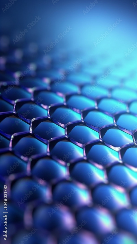 Abstract glass nano carbon fiber blue, cian, symmetrical precision, open form, focus, dark tonalities Abstract glass nano carbon fiber blue, cian, symmetrical precision, open form, focus, dark tonalities