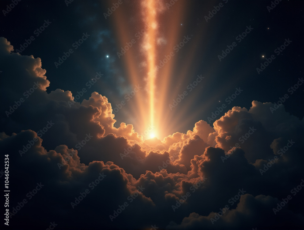 Luminous Smoke Tendrils and Glowing Mist in Pitch Dark Surroundings for Ethereal Effect with Concealed Light Origin Luminous Smoke Tendrils and Glowing Mist in Pitch Dark Surroundings for Ethereal Effect with Concealed Light Origin