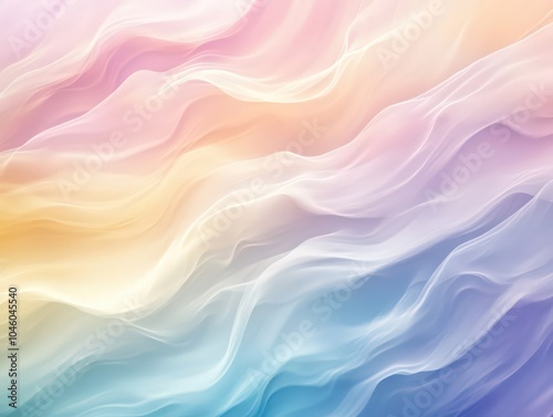 Soft pastel waves forming a subtle abstract background