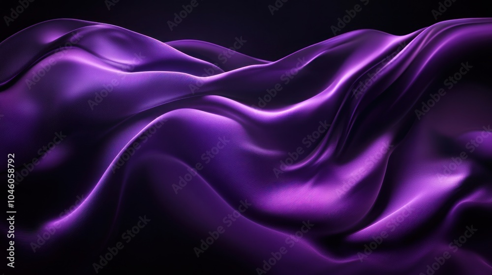 Obraz premium Purple Silk Abstract