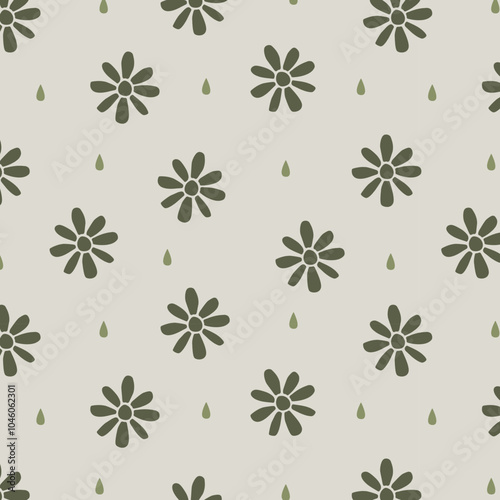 Hand drawn vector abstract pattern. Seamless geometric background. Suitable for bed sheet design, clothes, wrapping paper, invitation background. Ethnic boho doodles for baby room.