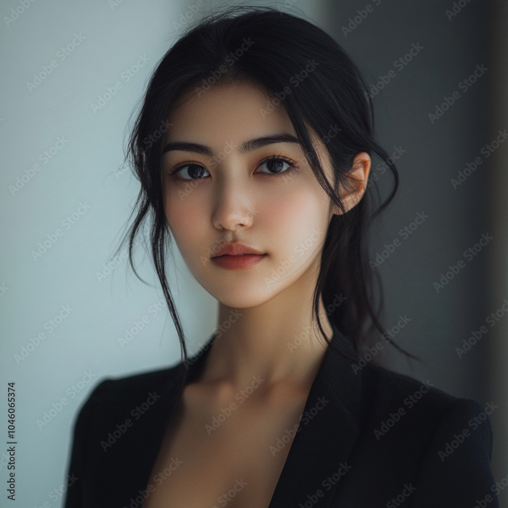 a average looking, realistic asian 30 year old female with formal dress code a average looking, realistic asian 30 year old female with formal dress code