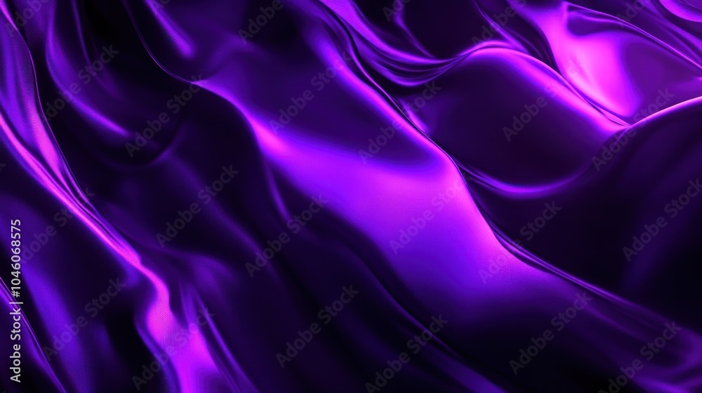 Abstract Purple Silk Fabric Abstract Purple Silk Fabric