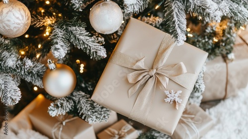 Elegant Christmas Gifts Under Festive Tree