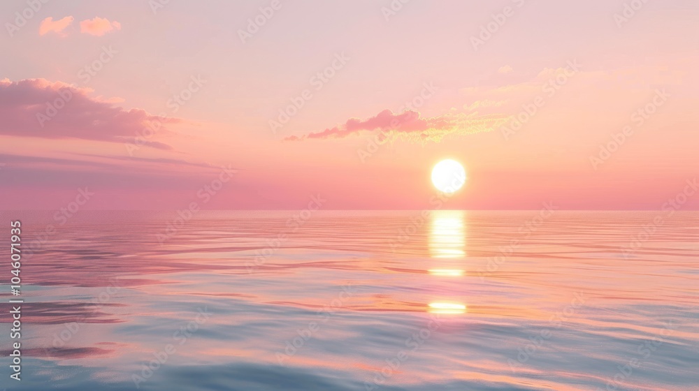 Obraz premium Sunset Over Water