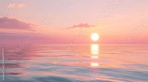 Sunset Over Water