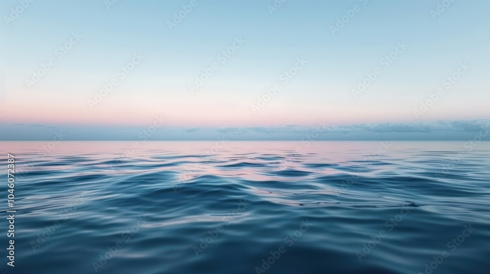 Obraz premium Tranquil Ocean at Dusk
