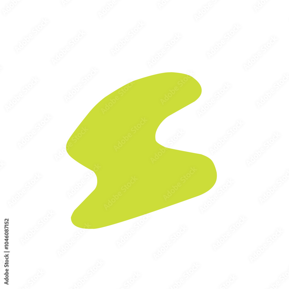 wiggly abstract shape elements