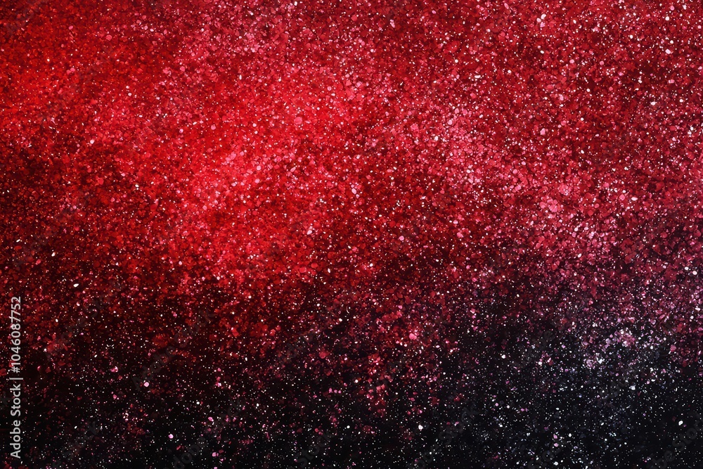 Red and black glitter texture background, ideal for creative projects, invitations, or festive decorations. Red and black glitter texture background, ideal for creative projects, invitations, or festive decorations.