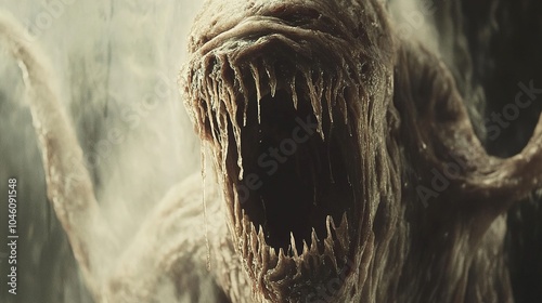 A Nightmarish Creature: Digital Horror Art