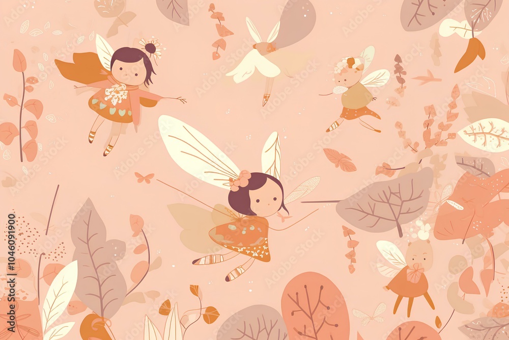 seamless pattern with birds