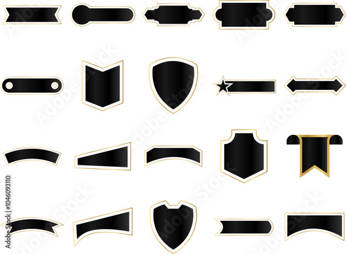 black gold label,
