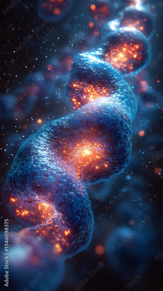 Glowing Spiral Structure in a Cosmic Background Glowing Spiral Structure in a Cosmic Background