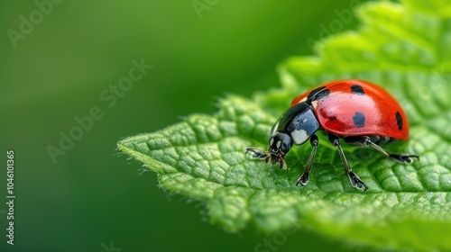 Ladybug on a Leaf